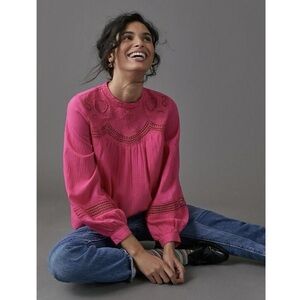 ANTHROPOLOGIE HARMONY LACE BLOUSE